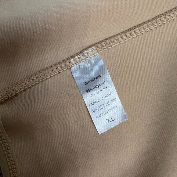 Waist Trainer Vest XL Nude Compression Zipper Shapewear Body Shaper Corset - Picture 8 of 13